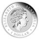 Sada dvou stříbrných mincí "Australian Kookaburra 2017" 1 Oz Proof  a 1 Oz Bullion - Ledňáček australský 2017 - Rub