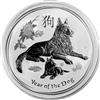 Stříbrná mince "Year of the Dog" 2018 1 Oz - Rok Psa - Australská lunární série II - Líc