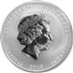 Stříbrná mince "Year of the Dog" 2018 1/2 Oz - Rok Psa - Australská lunární série II - Rub