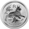 Stříbrná mince "Year of the Dog" 2018 2 Oz - Rok Psa - Australská lunární série II - Líc