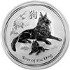 Stříbrná mince "Year of the Dog" 2018 10 Oz - Rok Psa - Australská lunární série II - Líc