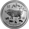 Stříbrná mince "Year of the Pig" 2019 5 Oz - Rok Vepře - Australská lunární série II - Líc