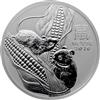 Stříbrná mince "Year of the Mouse" 2020 5 Oz - Rok Myši ( Krysy )- Australská lunární série III - Líc